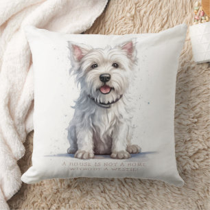 Westie Cheeky Cute Personalised Cushion