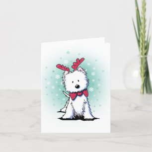 Westie Christmas Card