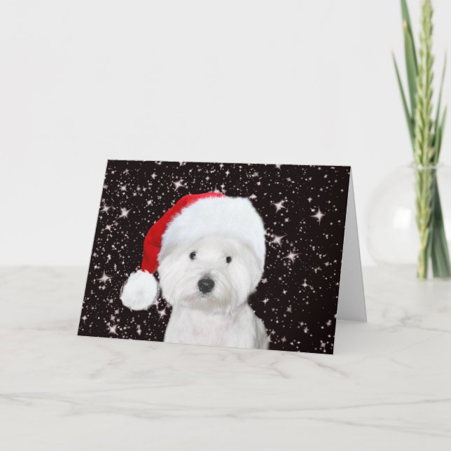 Westie Christmas Card (Front)