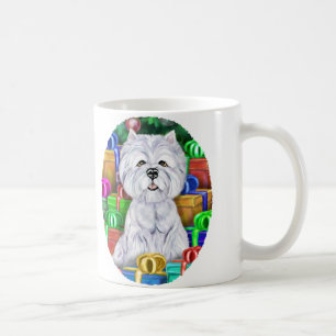 Westie Christmas Open Gifts Coffee Mug