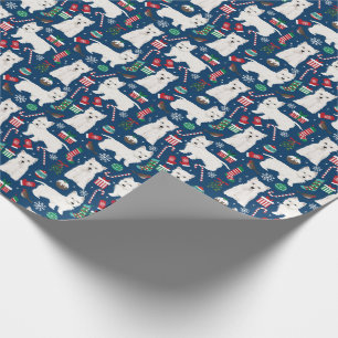 Westie Christmas Wrapping Paper