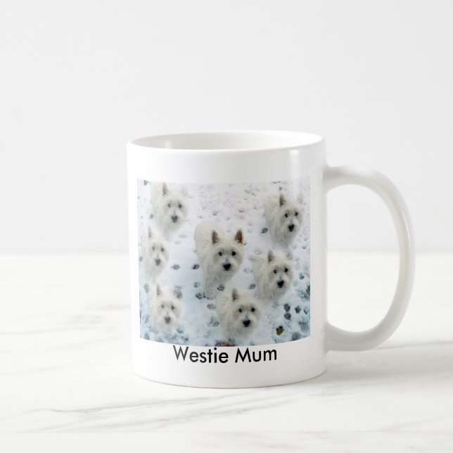 Westie cup mug FOR A WESTIE MUM OWNER present (Right)