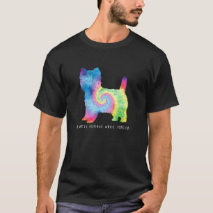 Westie Cute Puppy Pet Dog Owner Hippy Tie Dye T-Shirt