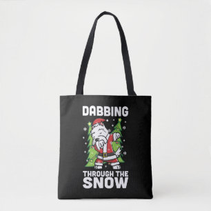 Westie Dabbing Christmas Tote Bag