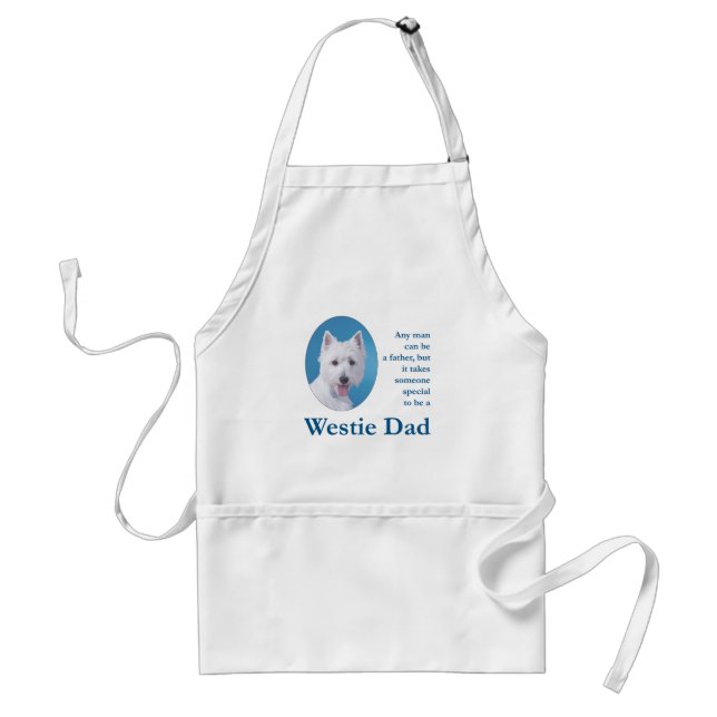 Westie Dad Apron (Front)