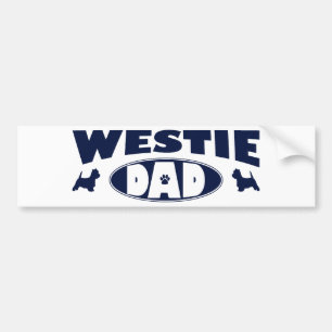Westie Dad Bumper Sticker