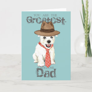 Westie Dad Card