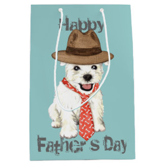 Westie Dad Medium Gift Bag