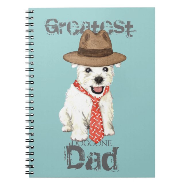Westie Dad Notebook (Front)