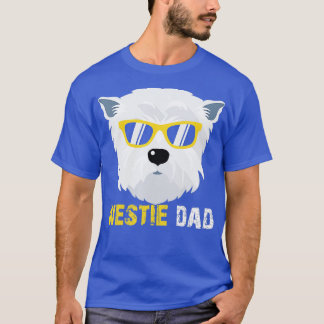 Westie Dad Shirts For Dog Owners Fathers Day  Men 