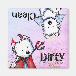 Westie Dishwasher magnet