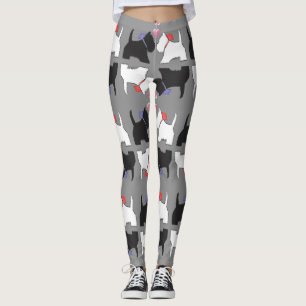 Westie Dog Art Leggings