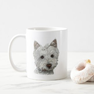Westie dog coffee mug