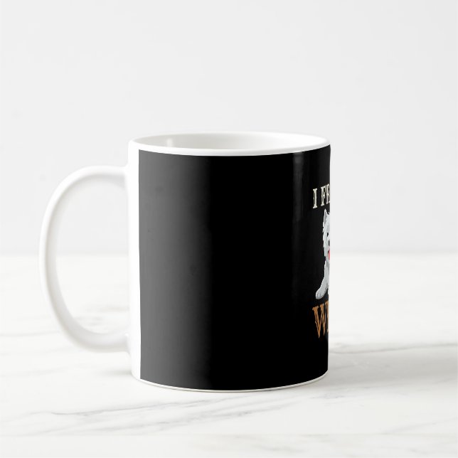 Westie Dog Love Typography Coffee Mug (Left)