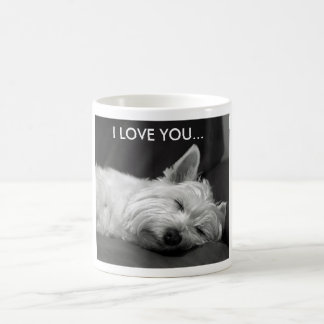 Westie Dog Mug - I LOVE YOU...