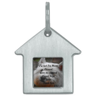 Westie Dog. Pet ID Tag