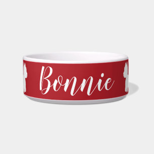 Westie Food and Water Bowl