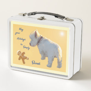 WESTIE FOR THE HOLIDAYS LUNCH BOX