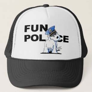 Westie FUN POLICE Hat