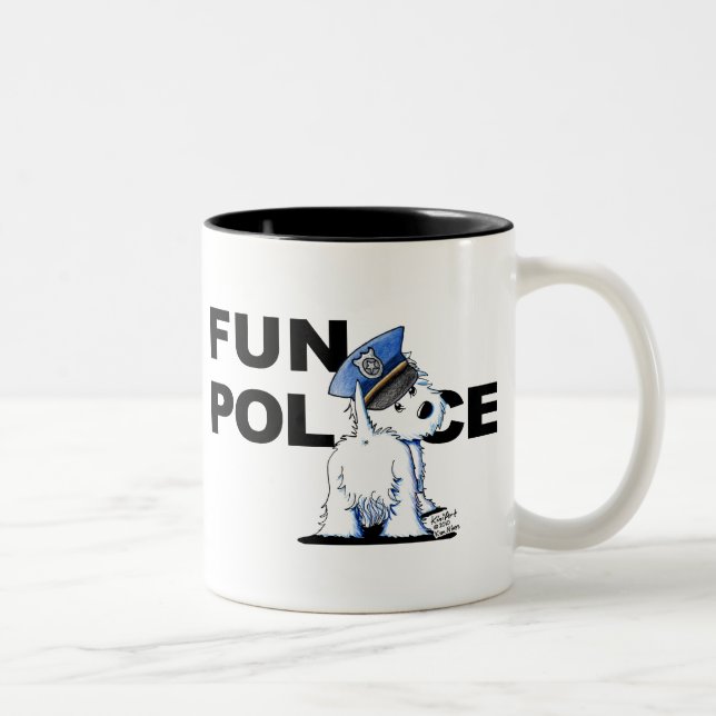 Westie FUN POLICE Mug (Right)