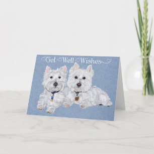 Westie Get Well Card