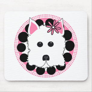 Westie Girl Mouse Mat
