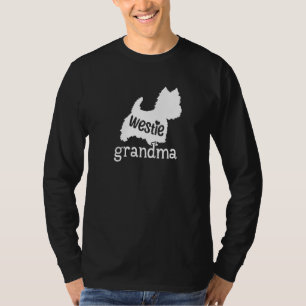 Westie Grandma West Highland White Terrier Dog T-Shirt
