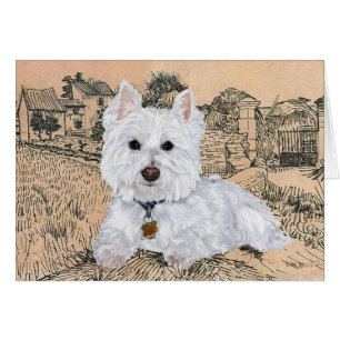 Westie Greeting Card