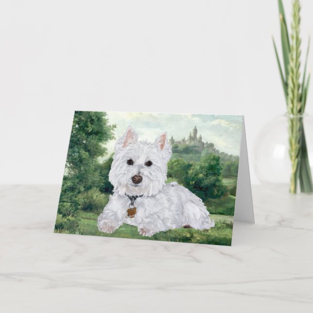 Westie Greeting Card (Front)