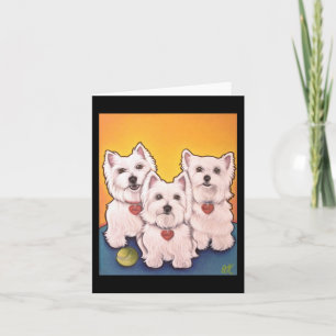 Westie Greeting Card