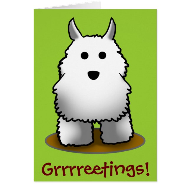 Westie Grrrreetings! (Front)