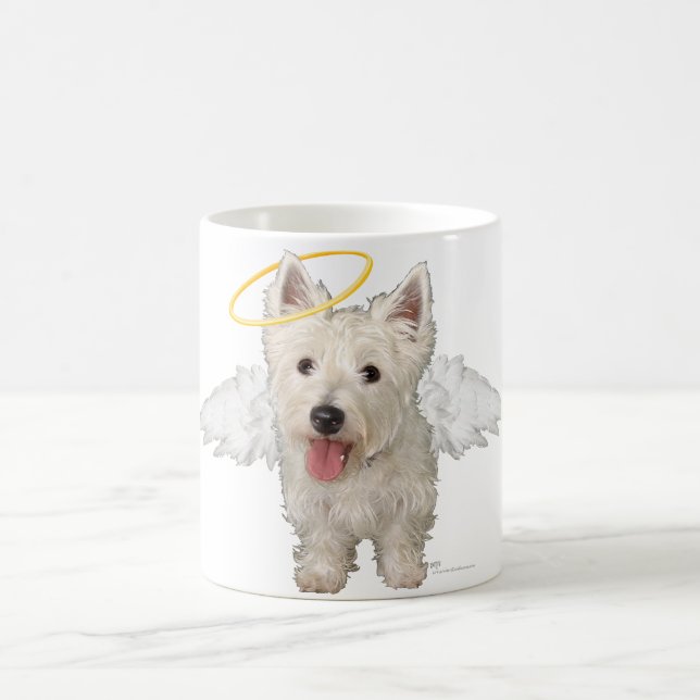 Westie Guardian Angels Coffee Mug (Center)