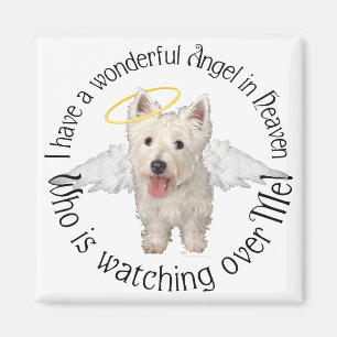 Westie Guardian Angels Magnet
