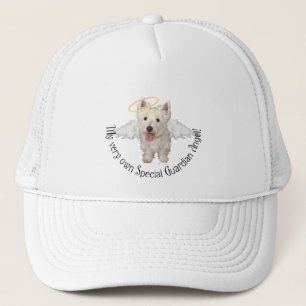 Westie Guardian Angels Trucker Hat