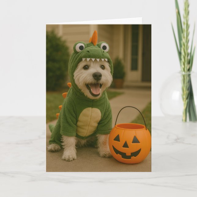 Westie Halloween Card (Front)