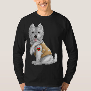 Westie I Love Mum Tattoo Dog Funny Mother's Day Gi T-Shirt