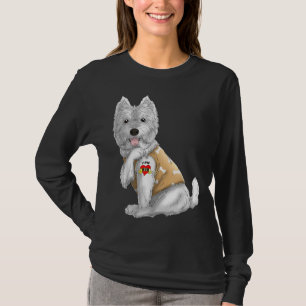 Westie I Love Mum Tattoo Dog Funny Mother's Day Gi T-Shirt