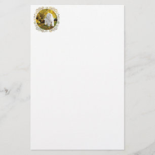 Westie in Golden Woods Stationery