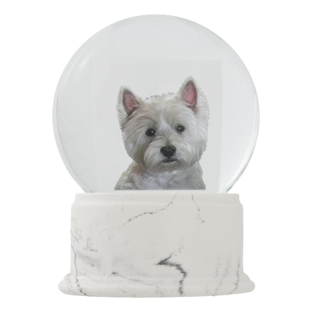 WESTIE IN THE SNOW GLOBE (Back)