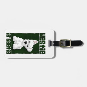 Westie is Bestie Luggage Tag