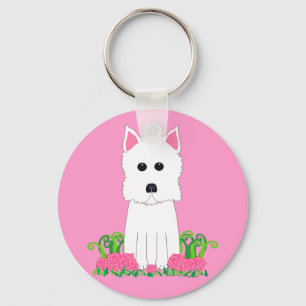 Westie Key Ring