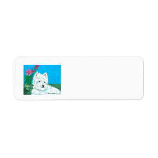 Westie letter return address label