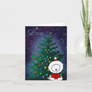 Westie Love Christmas  Holiday Card