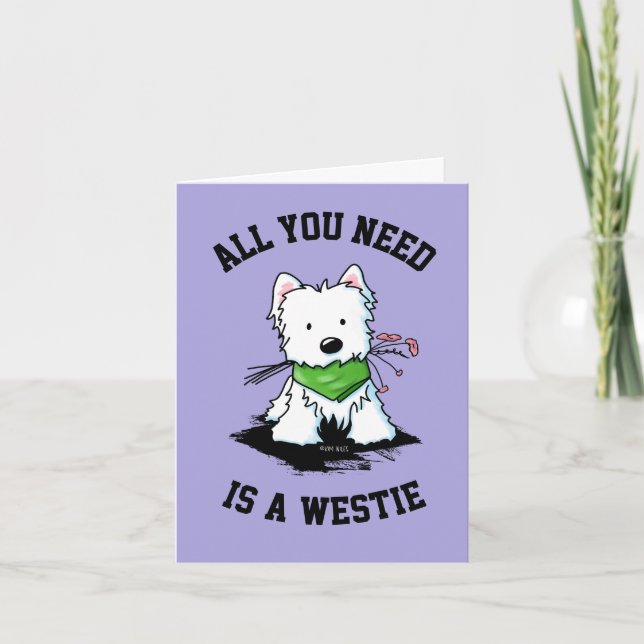 Westie Lover  Card (Front)