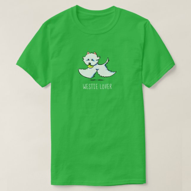 Westie Lover Personalised T-Shirt (Design Front)