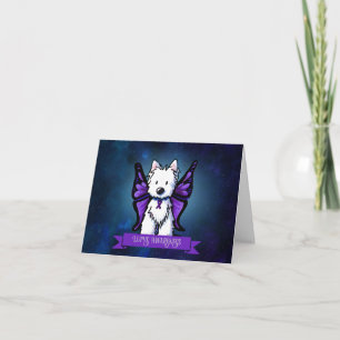 Westie Lupus Awareness Thank You Card