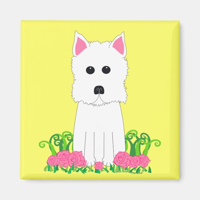 Westie Magnet (Front)