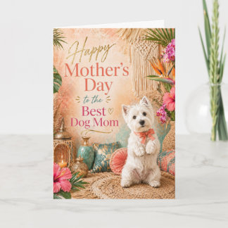 Westie Mother's Day Card