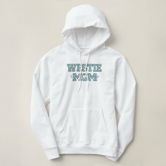 Westie Mum Hoodie (Design Front)
