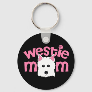 Westie Mum Key Ring
